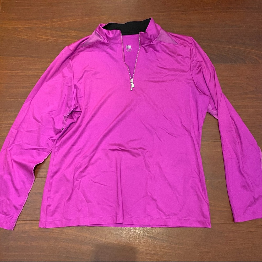 Purple Zip Pullover
